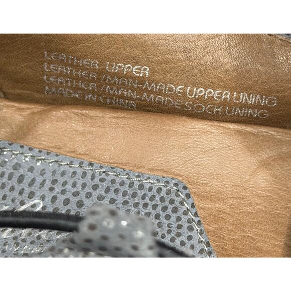 Earthies Essen Ballet Flat Shoes Womens 12 B Gray Suede Elastic Strap Feminine - Picture 13 of 14